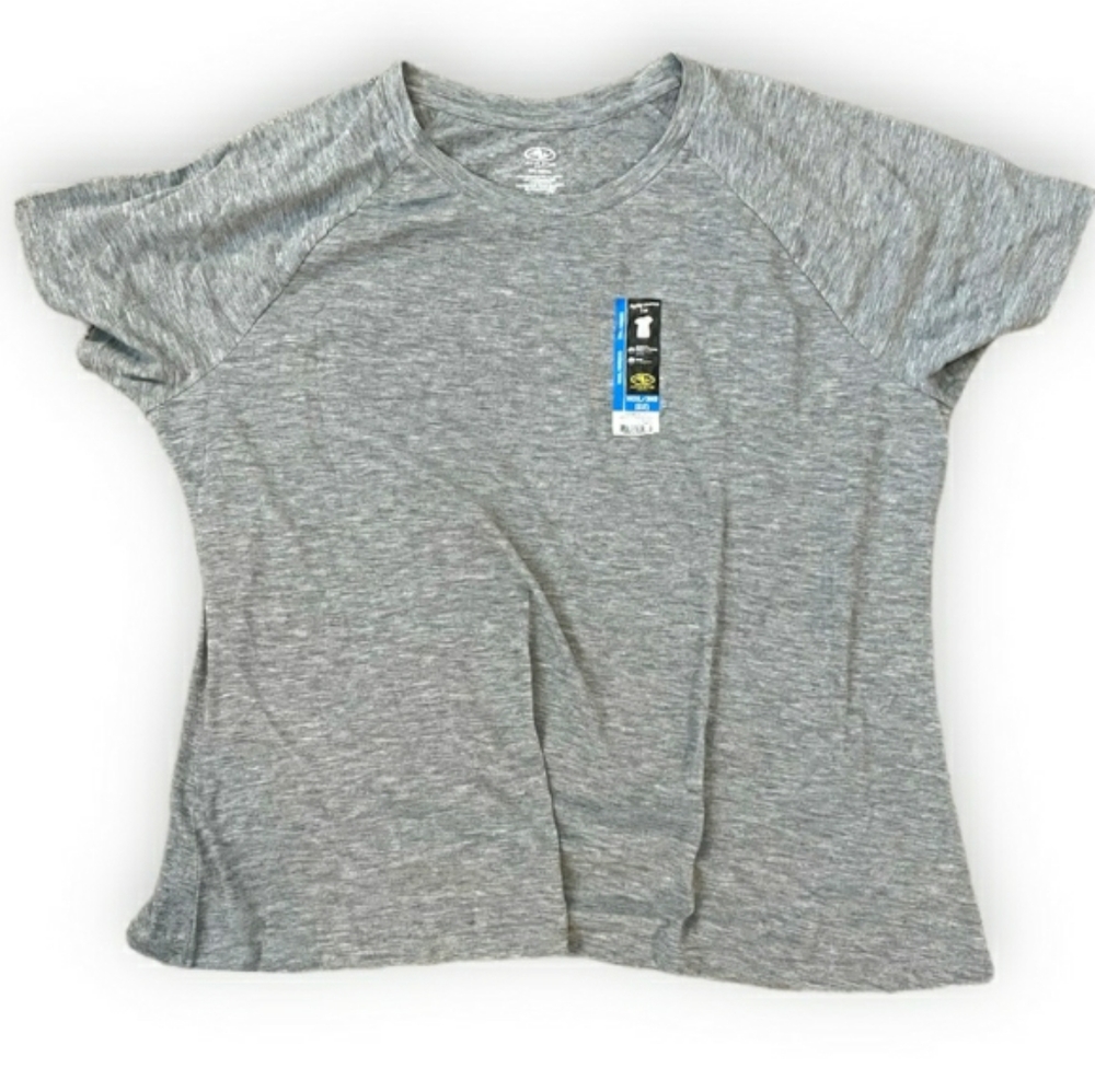 NWT Women's Gray Athletic Tee Size 3X